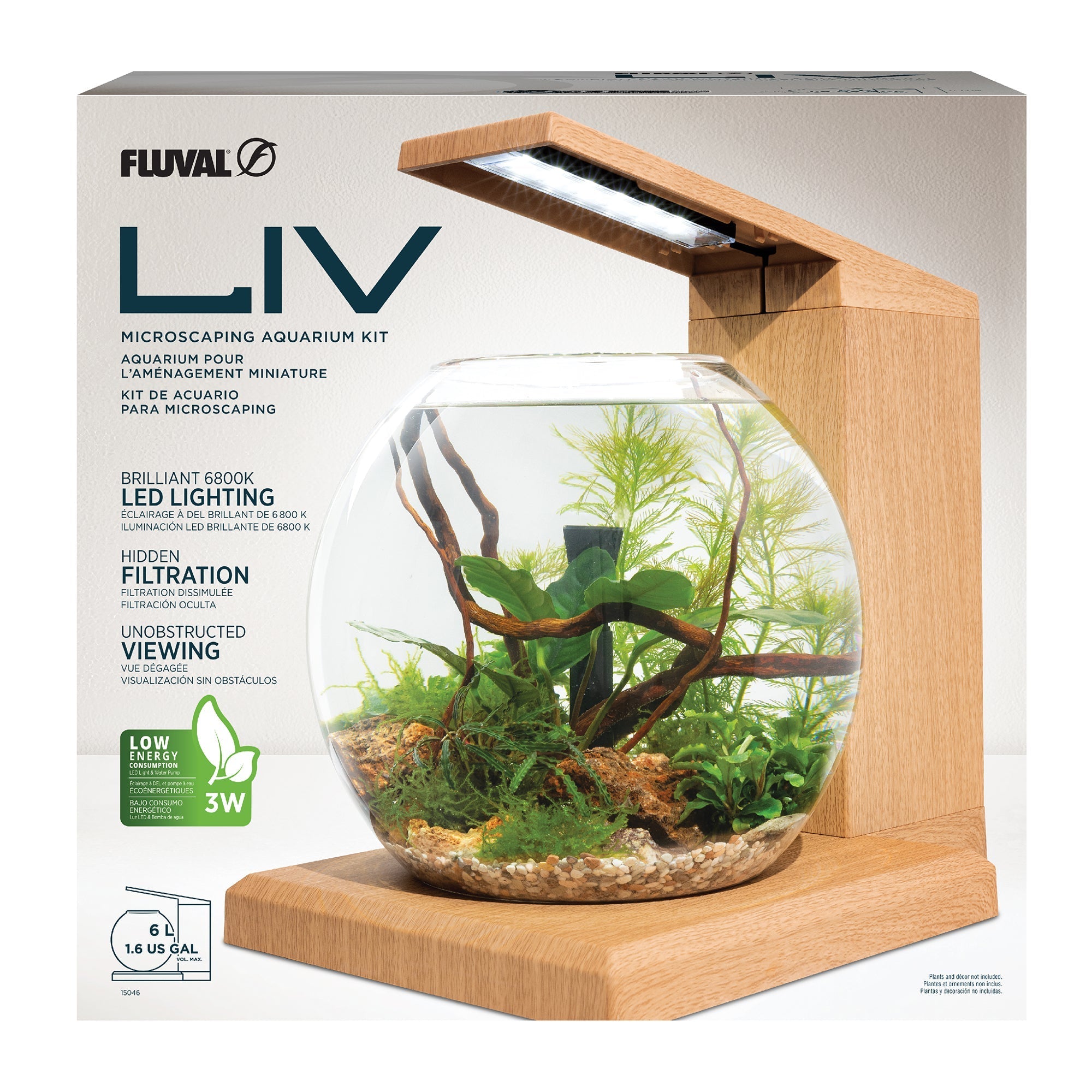 Fluval LIV Microscaping Aquarium Kit - 1.6 Gallon (Special Order)