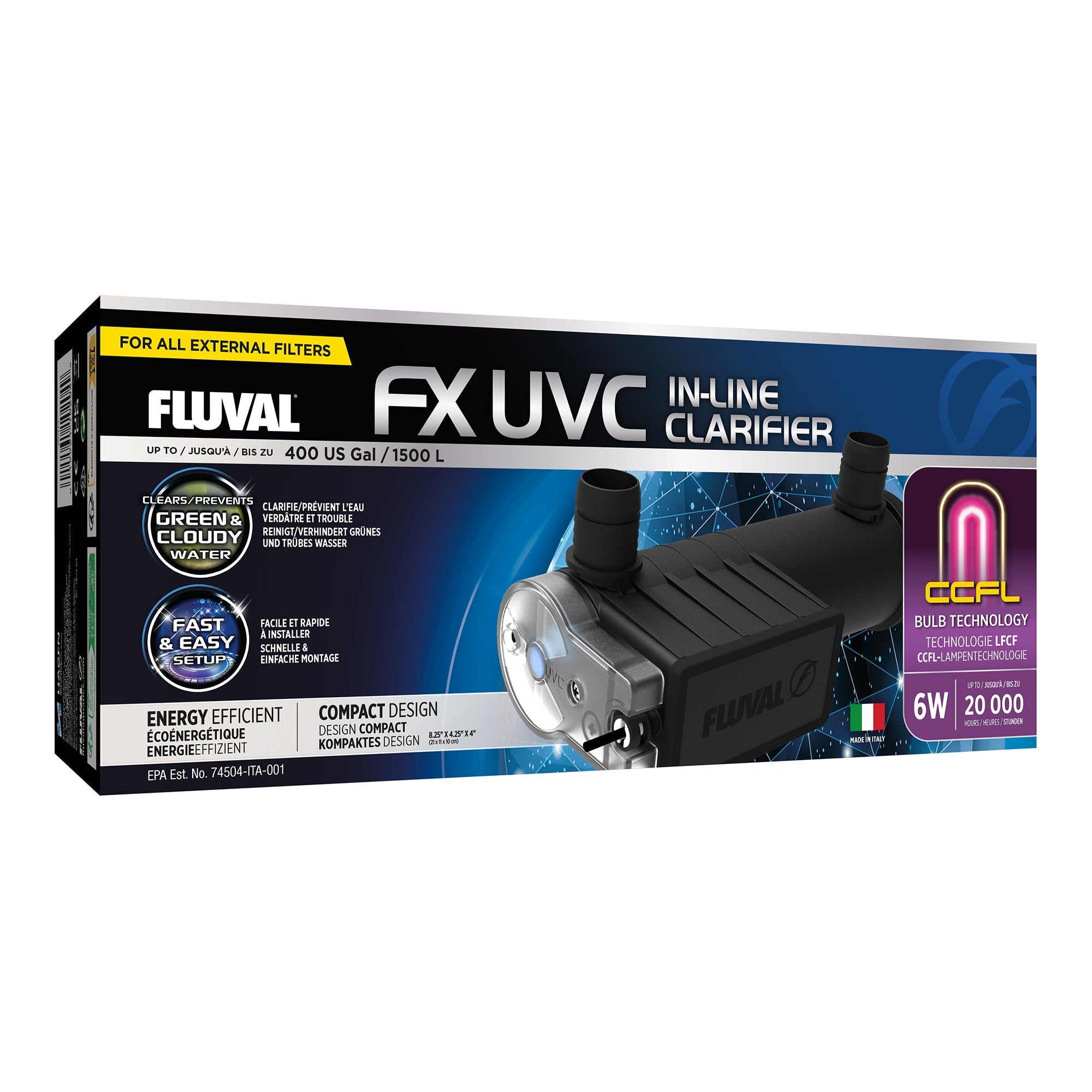 Fluval FX UVC In-Line Clarifier (Special Order)