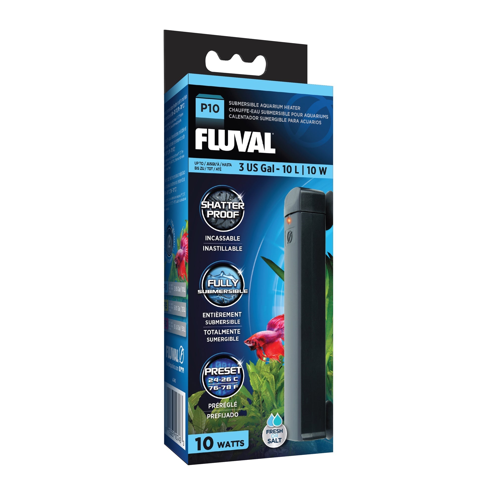 Fluval P-Series Submersible Preset Aquarium Heater (Special Order)