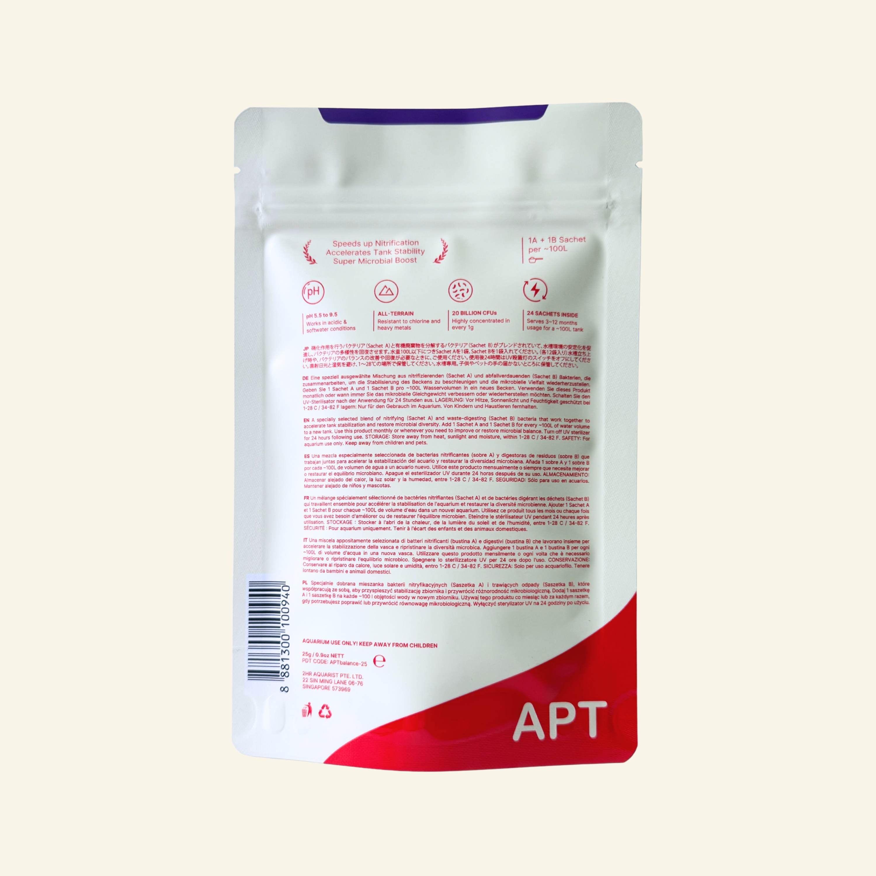2Hr Aquarist APT b Balance