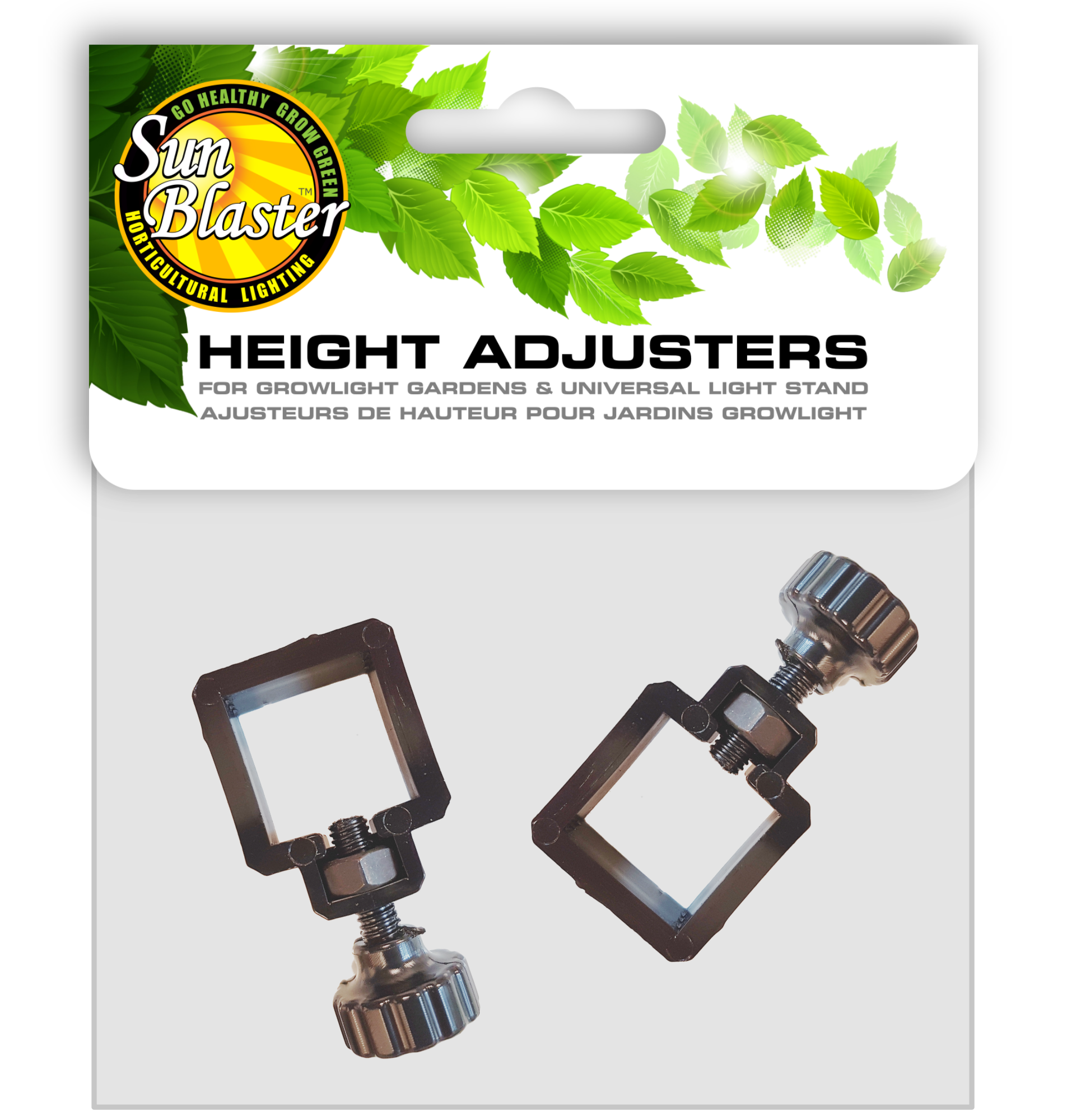 SunBlaster Height Adjusters for GrowLIght Gardens