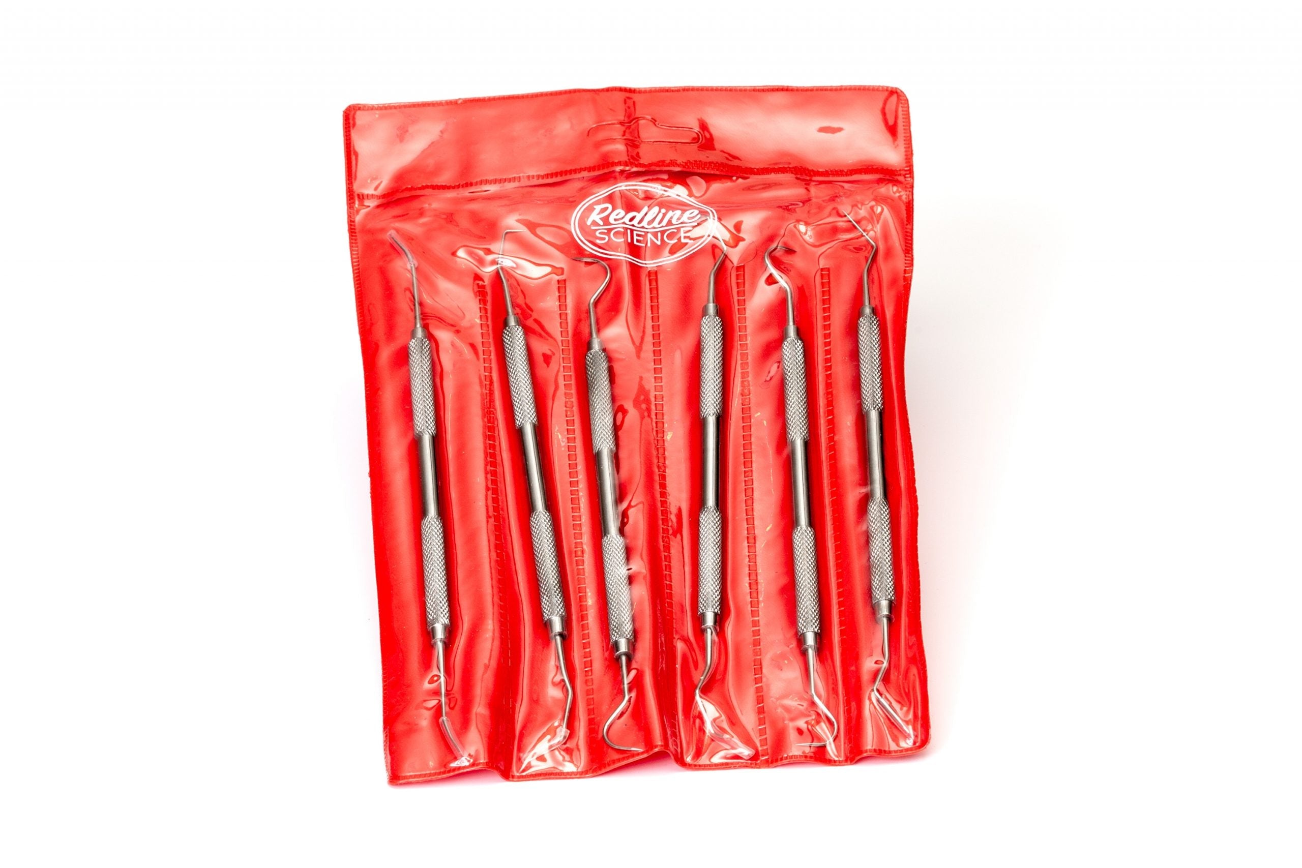 Redline Science Stainless Tool Set with Pouch Silver (6-Pc. Set)