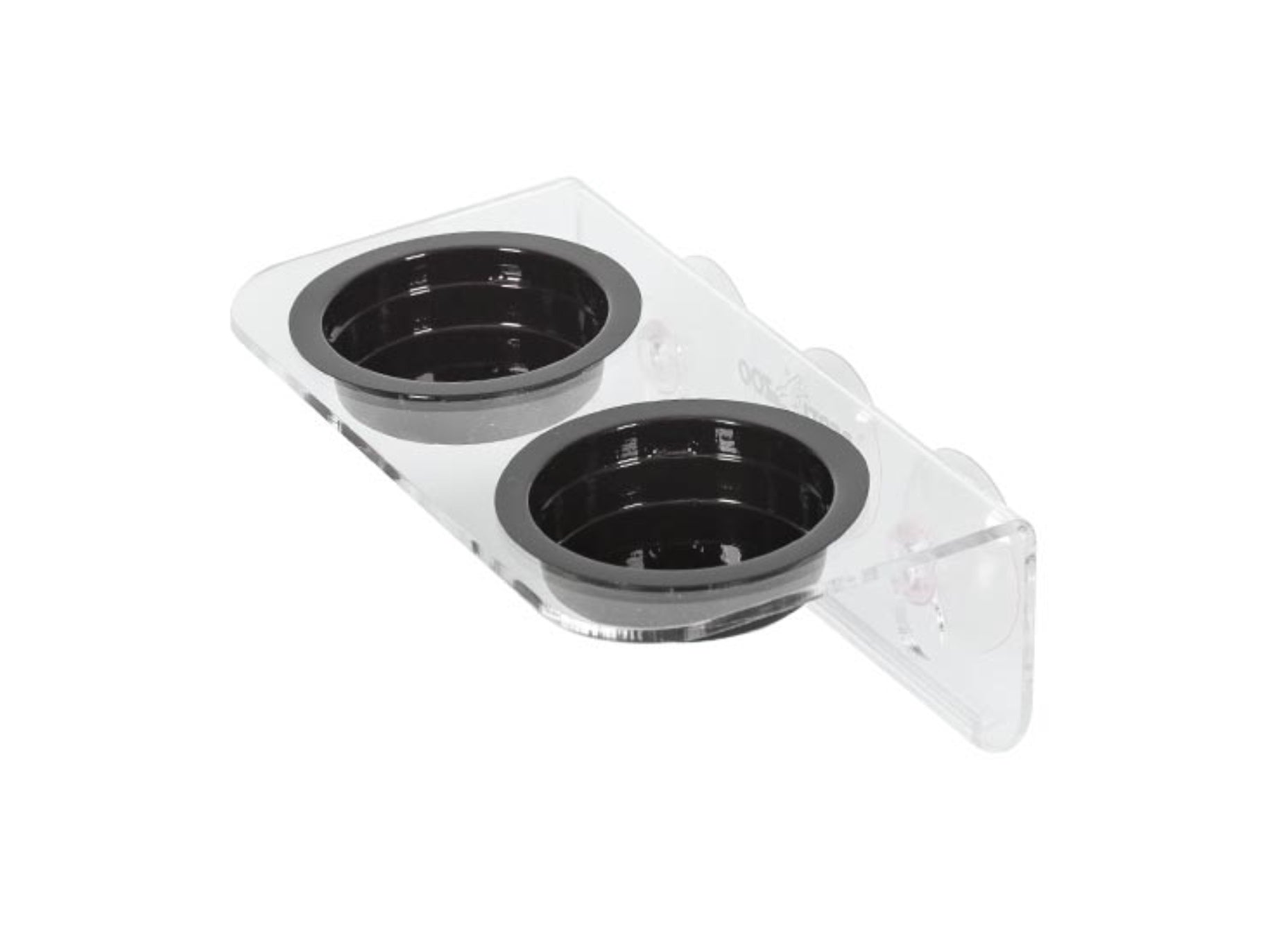 ReptiZoo Arboreal Single\Double Acrylic Feeding Ledge -  Suction Cup