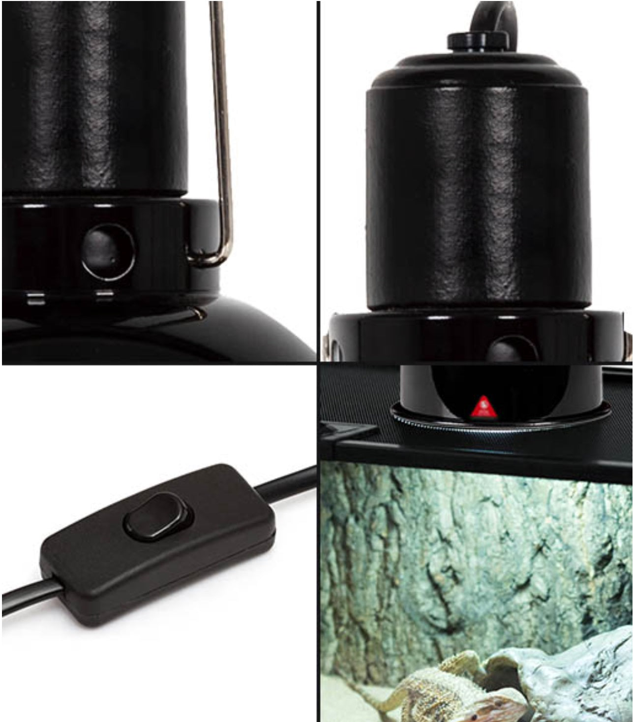 ReptiZoo Reflecting Dome Lamp Fixture