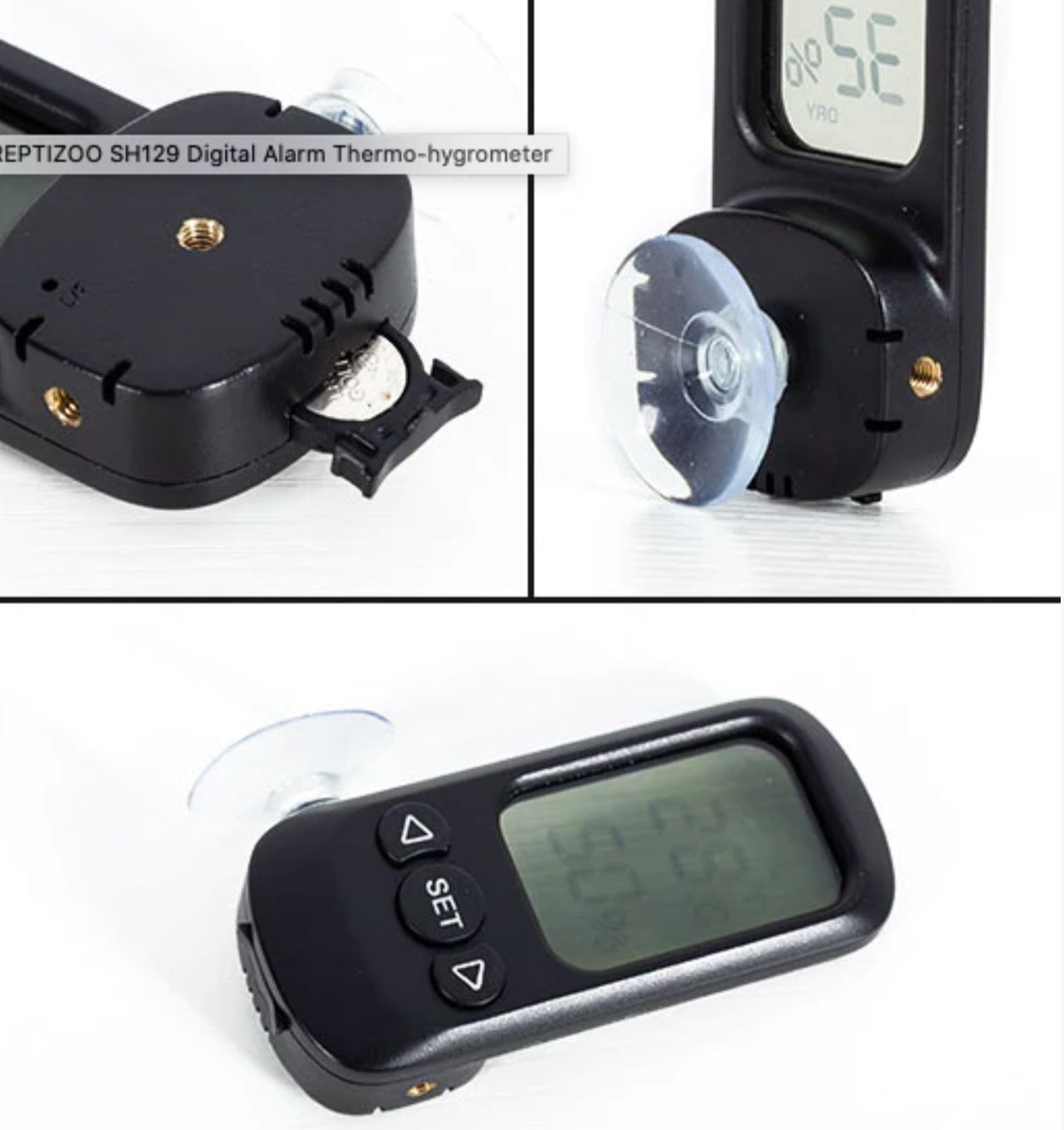ReptiZoo Digital Alarm Thermo-Hygrometer
