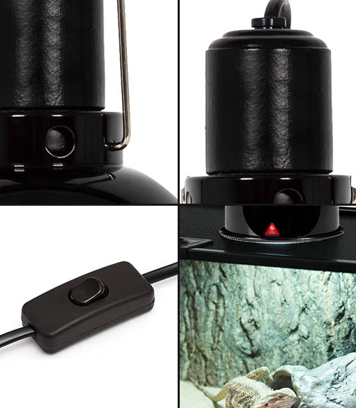 ReptiZoo Reflecting DEEP Dome Lamp Fixture
