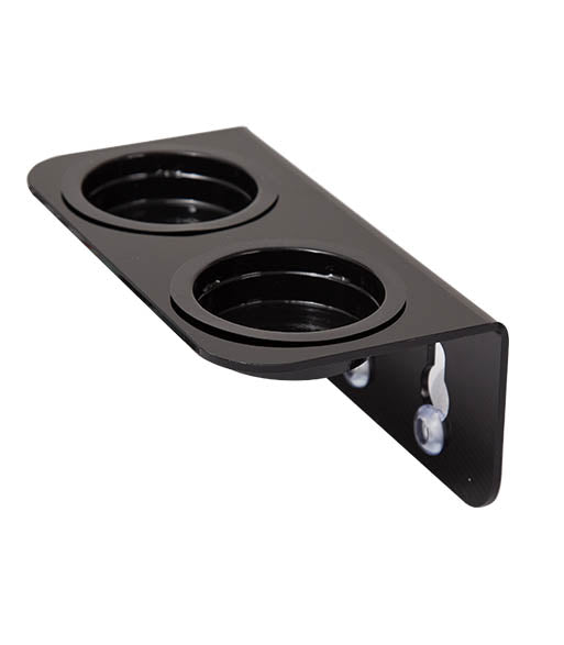 ReptiZoo Arboreal Single\Double Acrylic Feeding Ledge -  Suction Cup