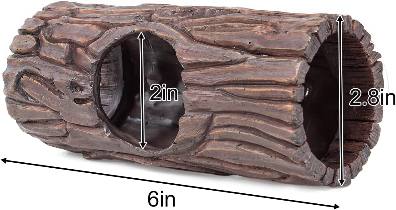 Reptizoo ReptiZoo Vertical Tree Trunk Hideout (Suction Cups)