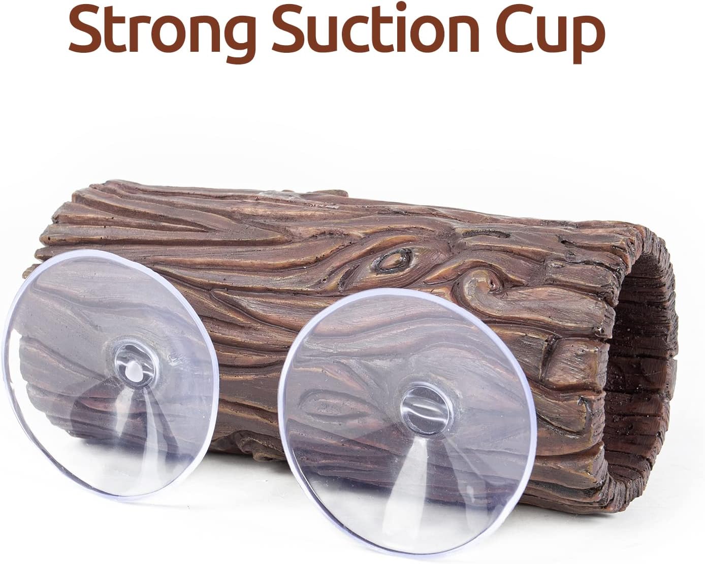 Reptizoo ReptiZoo Vertical Tree Trunk Hideout (Suction Cups)