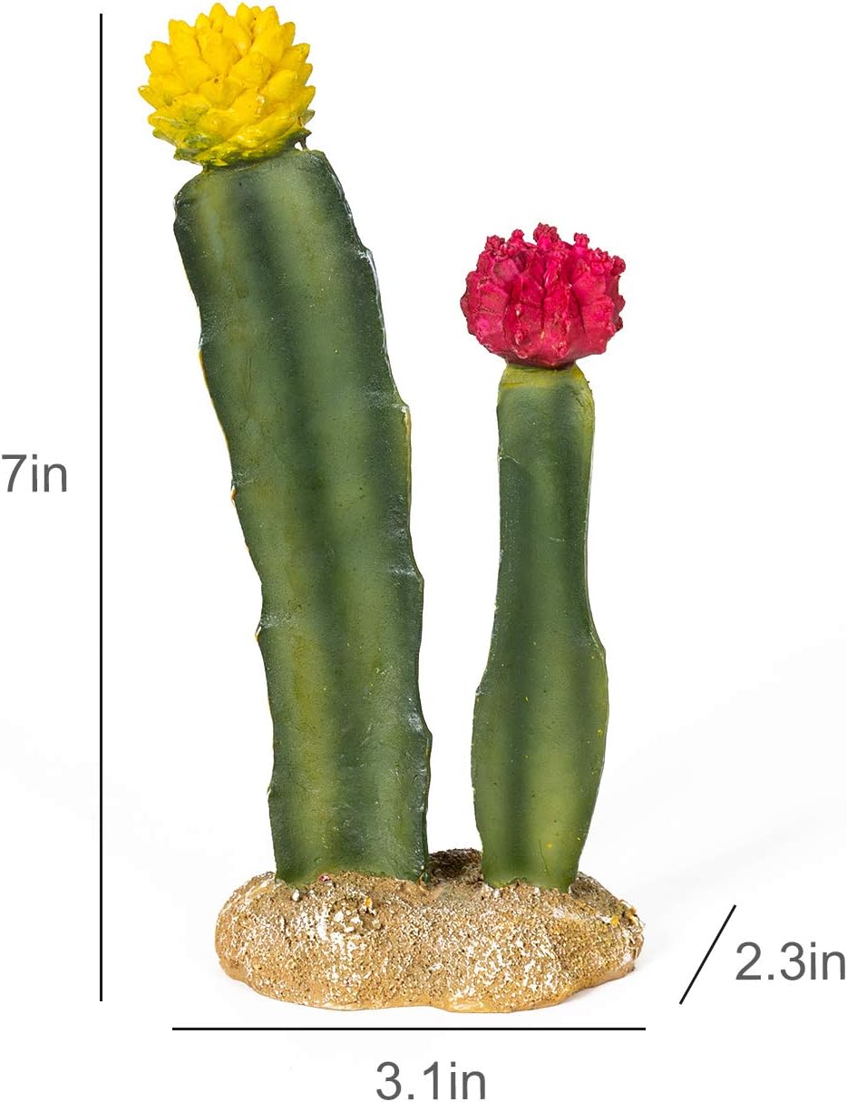 ReptiZoo Desert Decor - Cactus - 7.1"