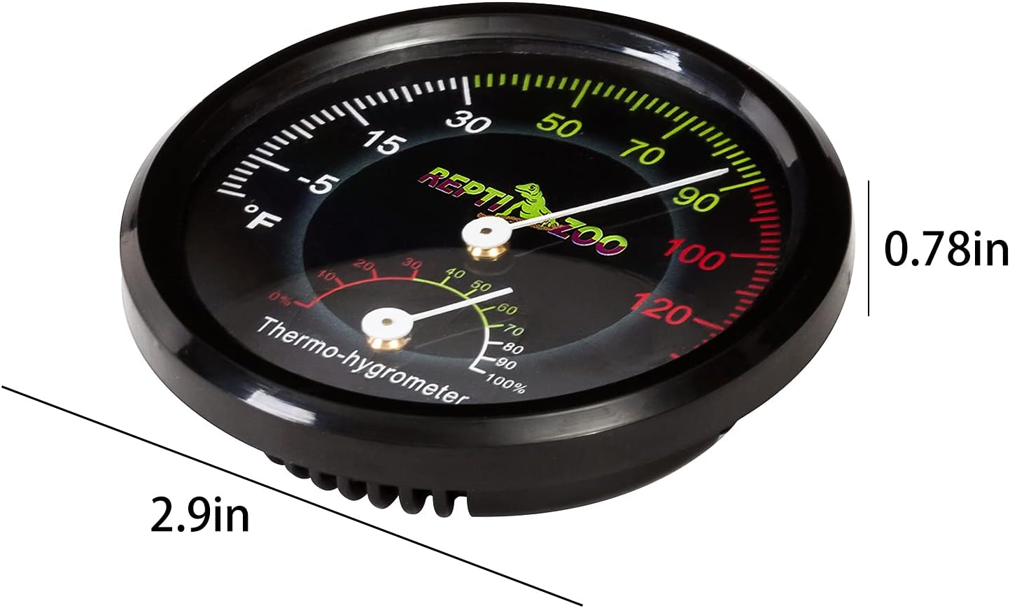 ReptiZoo Analog Thermometer-Hygrometer