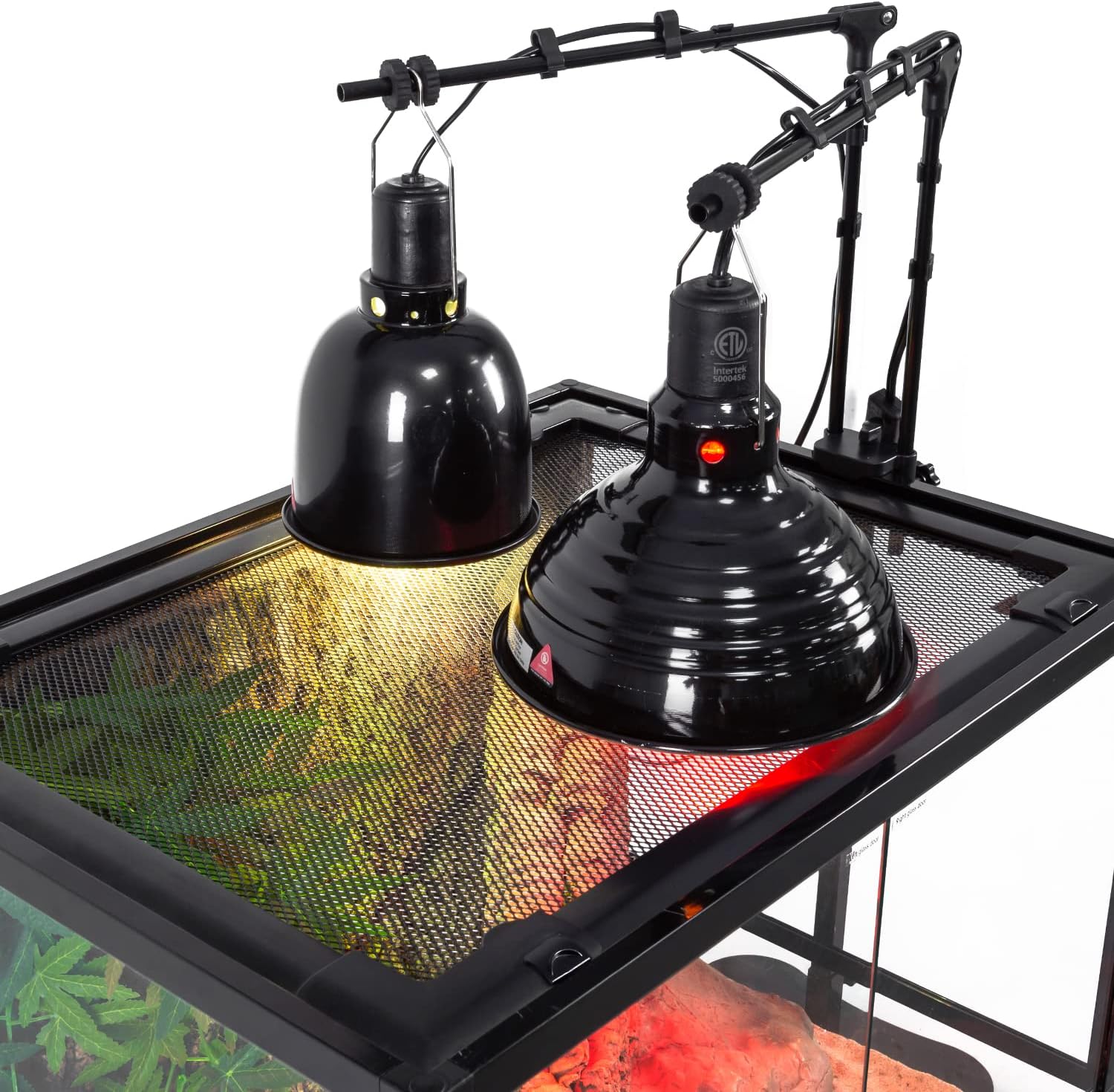 ReptiZoo Height Adjustable Clip OR Standing Dome Lamp Bracket