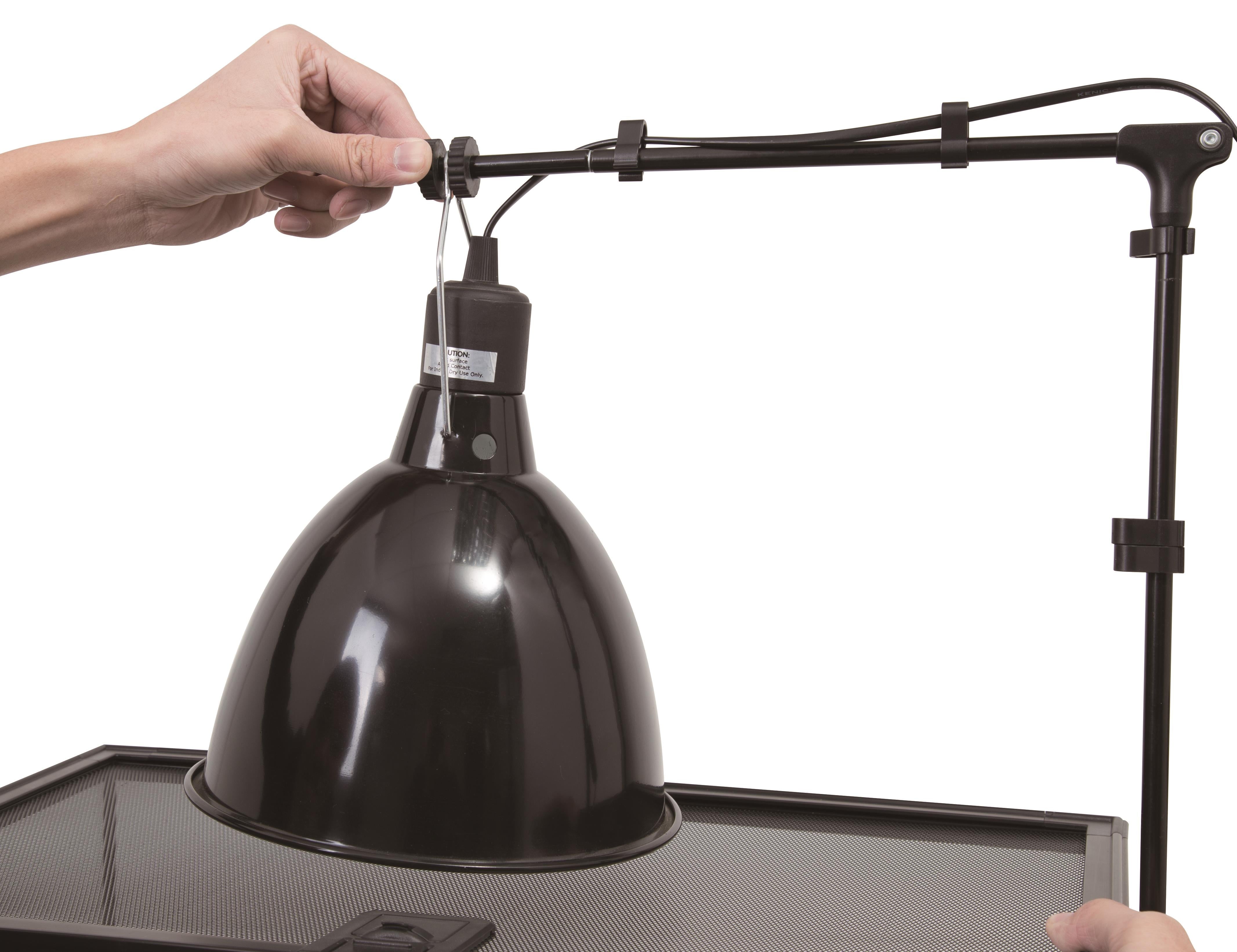 ReptiZoo Adhesive Dome Lamp Bracket
