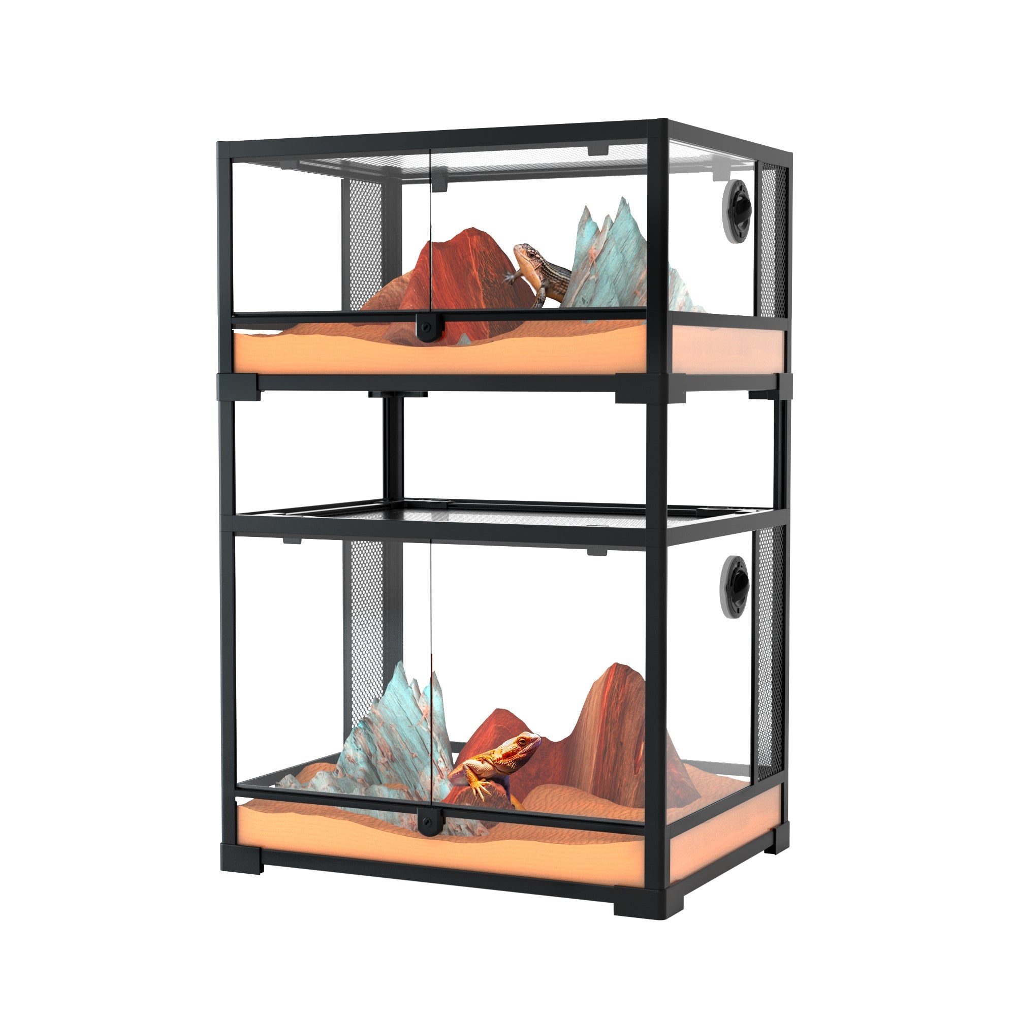 ReptiZoo Posts For Stacking RK Terrariums (4-Pack)