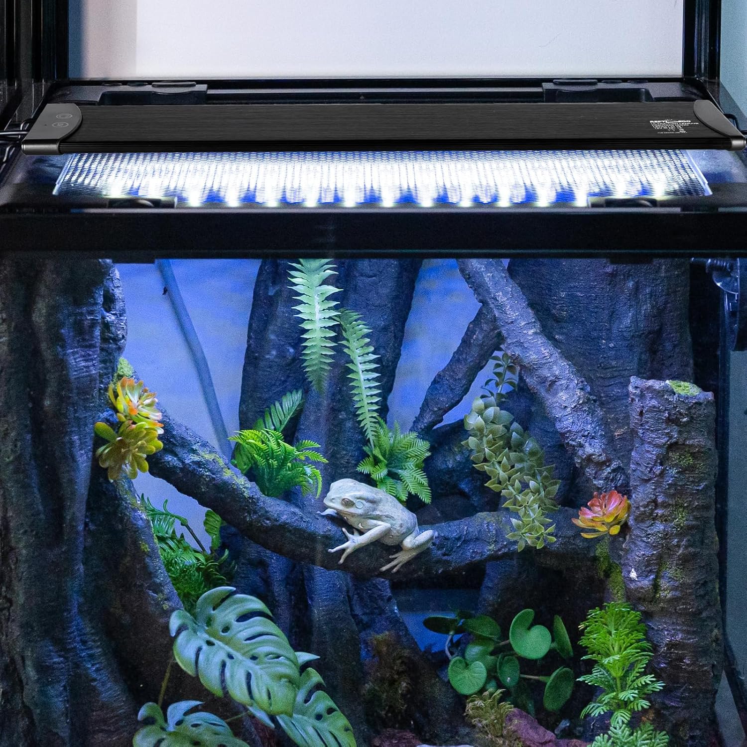 ReptiZoo Ultra-Thin LED / UVB Light Hood