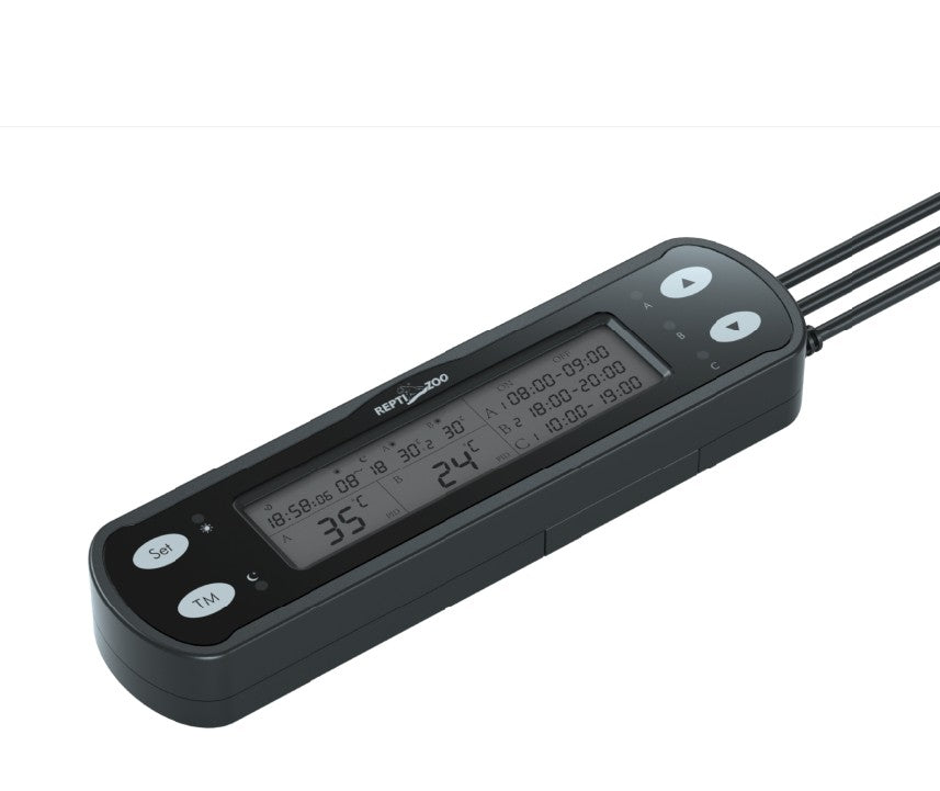 ReptiZoo 3-Channel Smart Thermostat with Timer