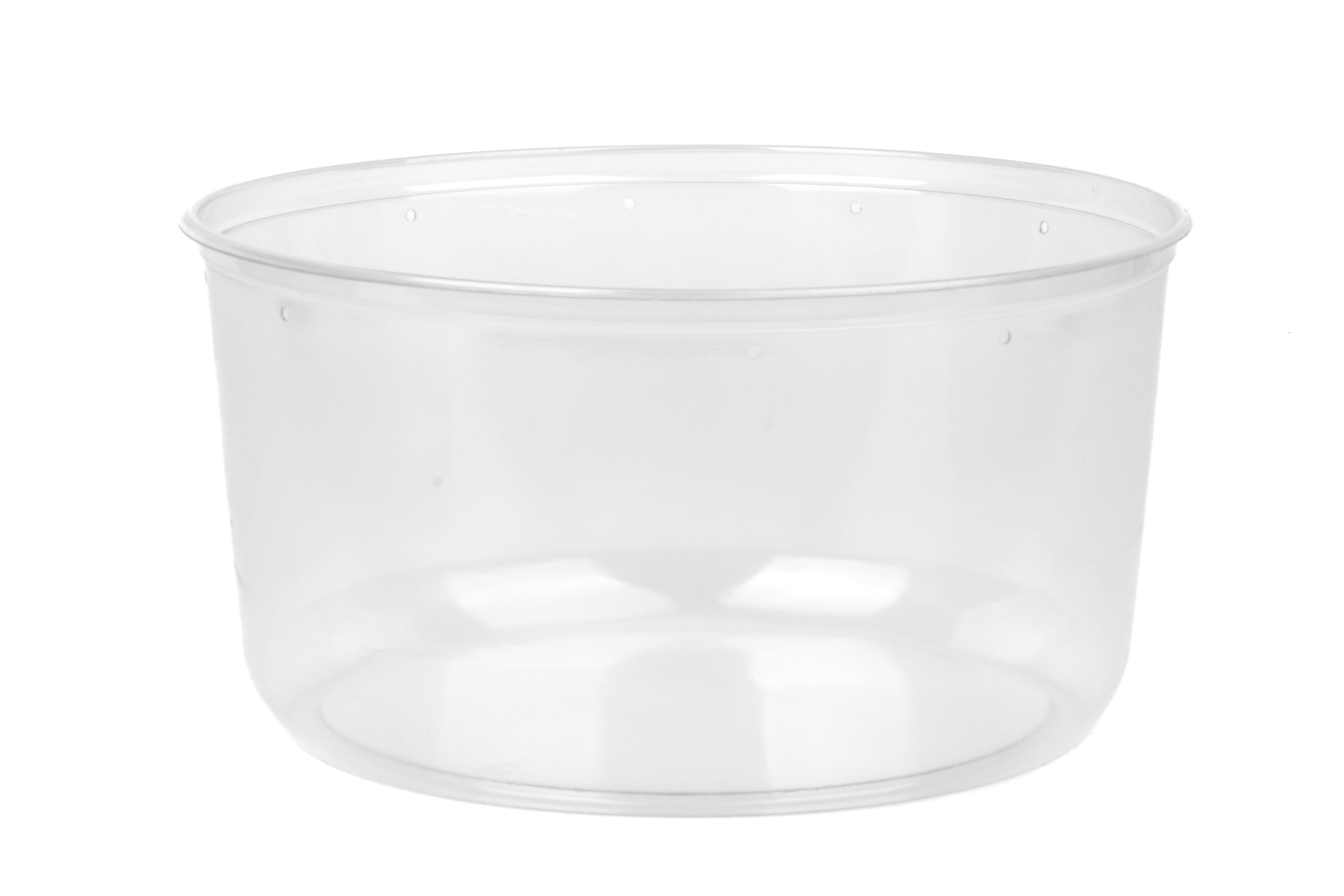 Deli Cups -Super Clear (Vented) With Lid 9.75"