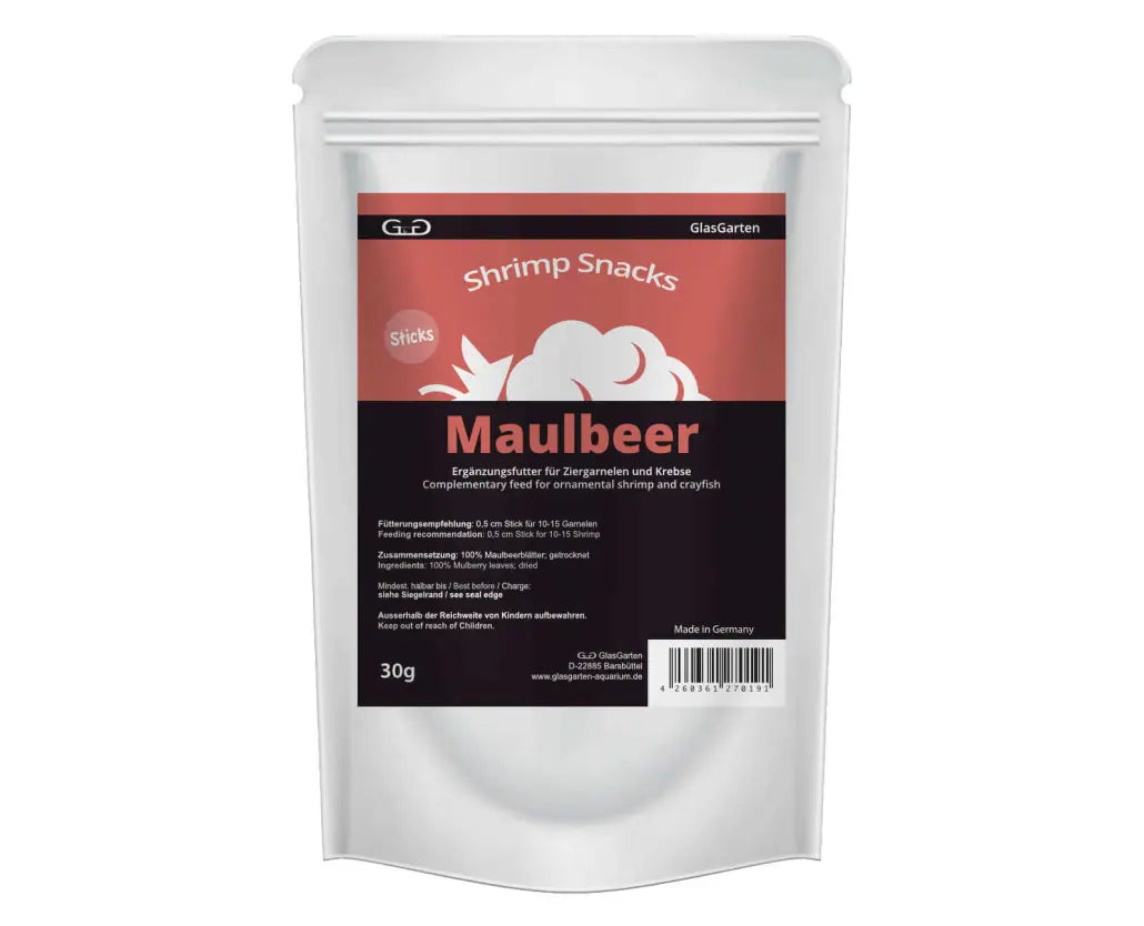 GlasGarten Shrimp Snacks Mulberry 30g