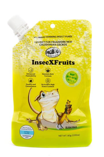 ProBugs InsecXFruits - Hornworm/Mealworm Purée Food