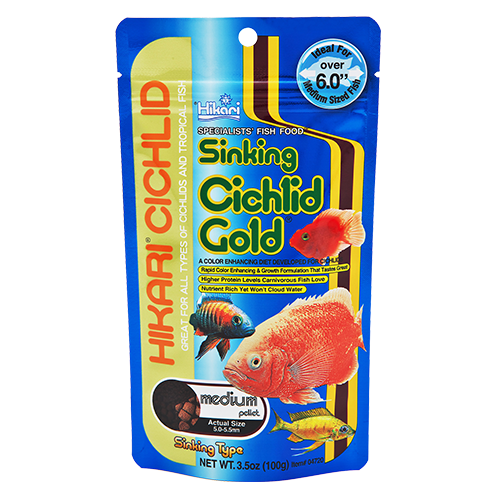 Hikari Sinking Cichlid Gold Medium Pellets (Special Order)