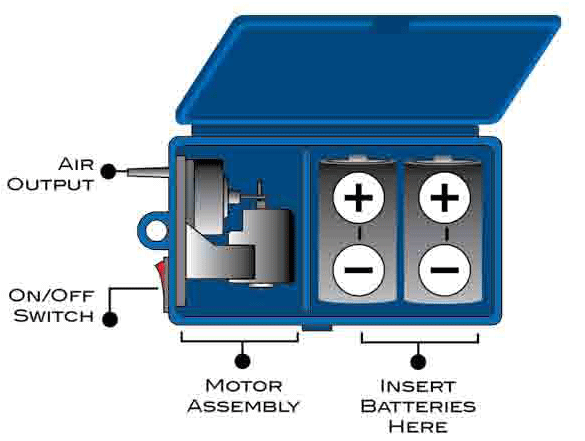 AQUATOP BREZA Battery Operated Air Pump (CLEARANCE)
