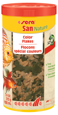 Sera San Nature Colour Flakes (BB 06/26 *Not An Expiration* - Read Description)