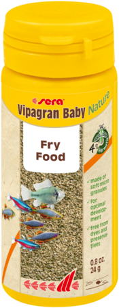 Sera Vipagran Baby Nature Fry Micro Granules (BB 06/26 *Not An Expiration* - Read Description)