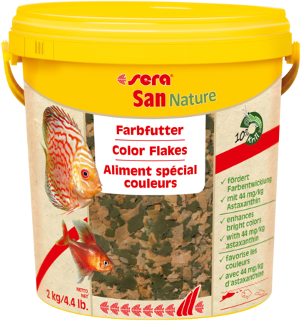 Sera San Nature Colour Flakes (BB 06/26 *Not An Expiration* - Read Description)